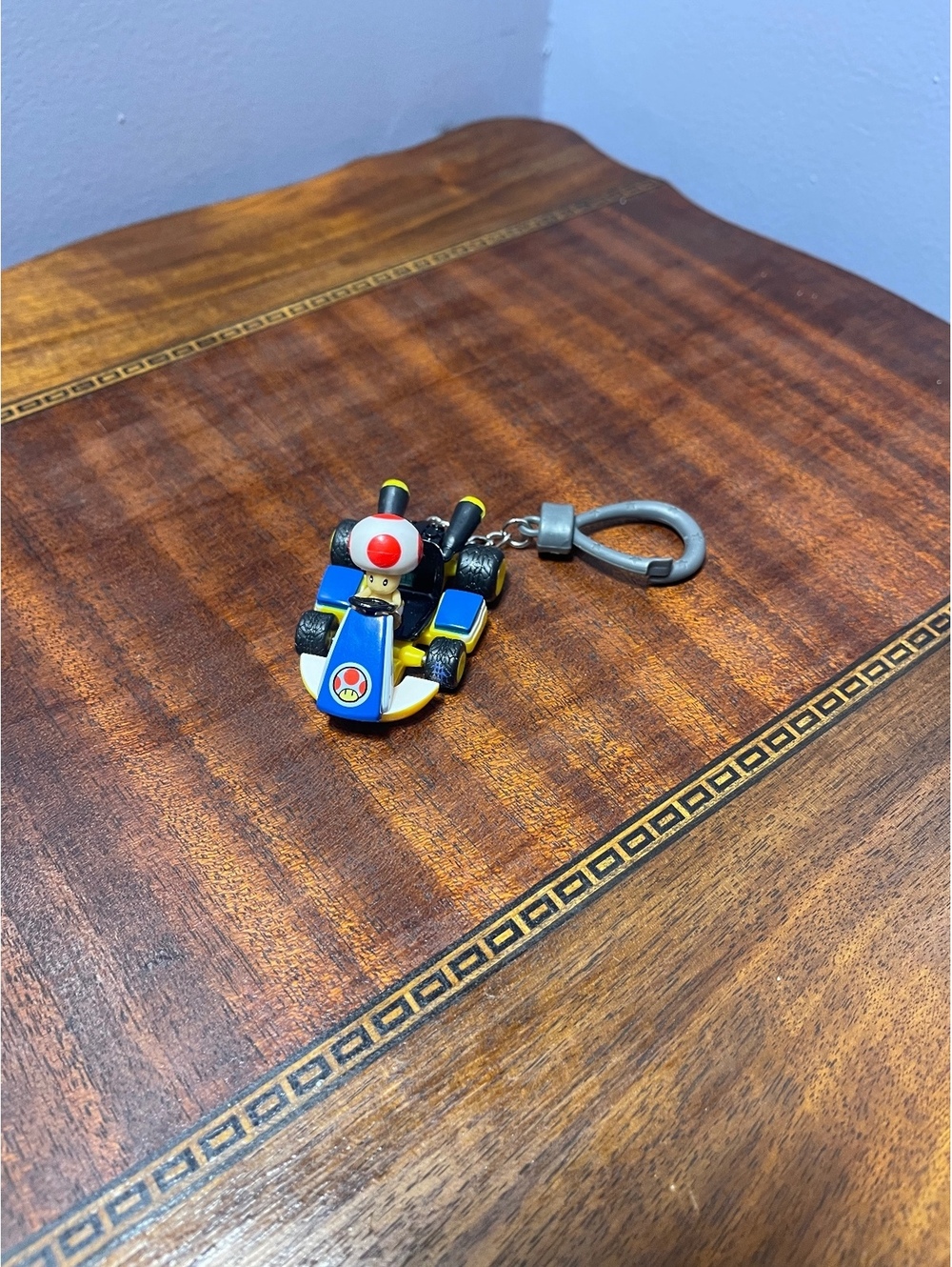Mario Kart Toad Character Keychain